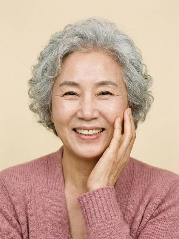 따뜻한 어른 느낌 사진